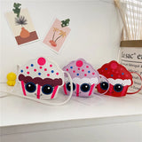 Kids Ice Cream Crossbody Bag Mini Coin Purse for Boys and Girls