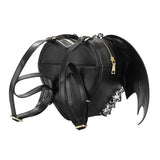 Lovely Bat Wings Angel School Backpack Women Teenage Girl Backpack