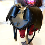 Lovely Bat Wings Angel School Backpack Women Teenage Girl Backpack