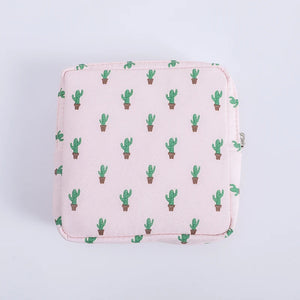 Cute Cartoon Cotton Purses For Women Girls Zippered Wallets