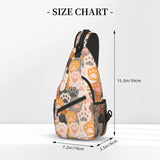 Lovely Cats Sling Backpack Casual Crossbody Shoulder Bag