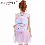 Soft Girl Plush Backpack for Kindergarten Students