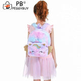 Lovely Soft Girl Plush Backpack Student Backpack Kindergarten