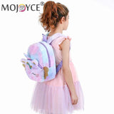 Soft Girl Plush Backpack for Kindergarten Students