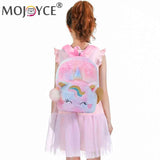 Soft Girl Plush Backpack for Kindergarten Students