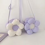 Flower Women Crossbody Bags Small Shoulder Bag Phone Pouch Purse