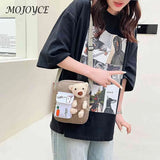 Lovely Girl Crossbody Bags Small Pocket Bear Shoulder Pouch Zipper Shoulder Bag