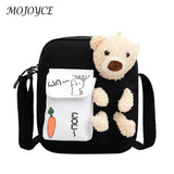 Lovely Girl Crossbody Bags Small Pocket Bear Shoulder Pouch Zipper Shoulder Bag