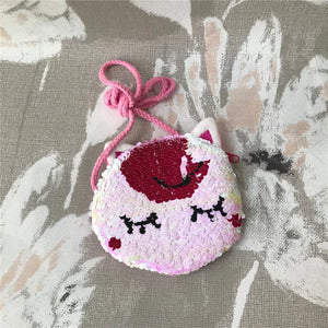 Plush Horse Messenger Bag, Pink Satchel Pouch