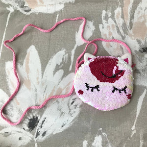 Plush Horse Messenger Bag, Pink Satchel Pouch