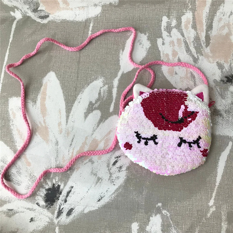 Plush Horse Messenger Bag, Pink Satchel Pouch