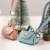 Leather Key Wallet for Women Small Handbag Bags Charming Purse Key Ring Pendant