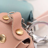 Leather Key Wallet for Women Small Handbag Bags Charming Purse Key Ring Pendant