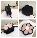 Girls Flower Coin Purse Shoulder Bag Kids Wallet Mini Crossbody