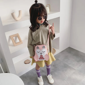 Adorable Owl Animal Messenger Bag for Kids Girls