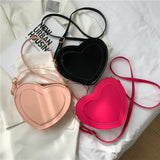 Peach Heart Small Bag Female Crossbody Bags