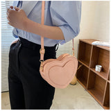 Peach Heart Small Bag Female Crossbody Bags
