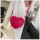 Peach Heart Small Bag Female Crossbody Bags