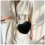 Peach Heart Small Bag Female Crossbody Bags