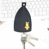 Lovely Rabbit Women Girls PU Leather Key Bag Key Wallets Keychain Pouch