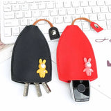 Lovely Rabbit Women Girls Key Bag PU Leather Key Wallets