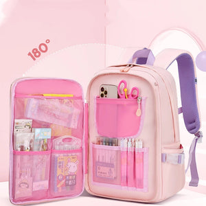 Cute Rabbit School Bag for Girls 1-3 Years Waterproof Small Backpack