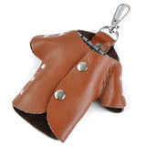 Second Layer Cow Leather Key Holders with Metal Buckle