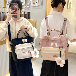 Women Backpack Teenage Girl Portable Travel Bag Female Schoolbag Backpacks
