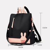 Women Backpacks Female Girl Shoulder Bags Oxford Rbbit School Bag
