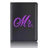 Lover Couple Passport Cover Holder for Travel Gift