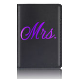 Lover Couple Passport Cover Holder for Travel Gift