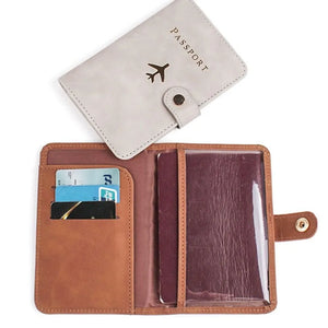 Lover Couple Passport Cover Women Men Travel Accessories Wedding Holder