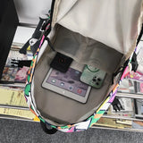 Hip-hop Backpacks Large Capacity Nylon Leisure Travel Bags