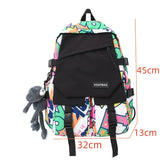 Hip-hop Backpacks Large Capacity Nylon Leisure Travel Bags