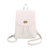 Convertible Anti-theft Small Backpack with Flap Drawstring