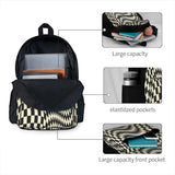 Lsg Distorted Checkered Backpacks Men's Backpacks Bags For Women