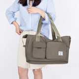 Weekend Bag Carry on Luggage Gym Bag Portable Dry Wet Separation Bags