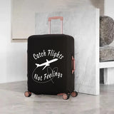 Catch Flights Not Feelings Luggage Cover Thicker Protective Cover Elastic Dust C