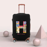 Letter Print Protective Luggage Cover for 18-32 Inch Suitcase