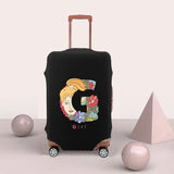 Letter Print Protective Luggage Cover for 18-32 Inch Suitcase