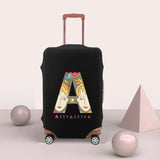 Letter Print Protective Luggage Cover for 18-32 Inch Suitcase