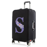 Purple Flower Series Luggage Cover Elastic 18-28 Inch