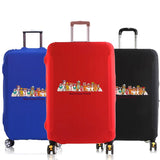 Dog Print Luggage Cover 18-30 inch Elastic Baggage Travel Dust Protective Case