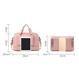 Foldable Waterproof Top-handle Bag Large Capacity Oxford Unisex Sports Shoulder