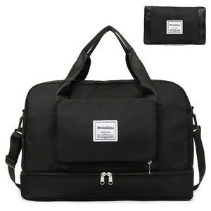 Foldable Waterproof Top-handle Bag Large Capacity Oxford Unisex Sports Shoulder