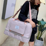 Foldable Waterproof Top-handle Bag Large Capacity Oxford Unisex Sports Shoulder