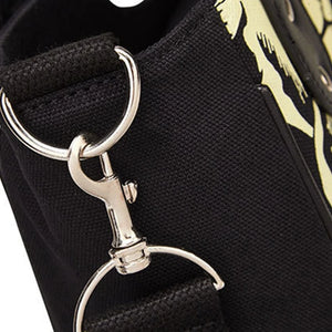 Gothic Skeleton Bones Skulls Crossbody Handbag