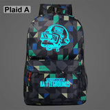 Luminous PUBG Helmets School Bag for Children