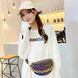 Luminous Waist Bag Laser Belt Bag Holographic Fanny Pack