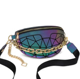 Luminous Waist Bag Laser Belt Bag Holographic Fanny Pack